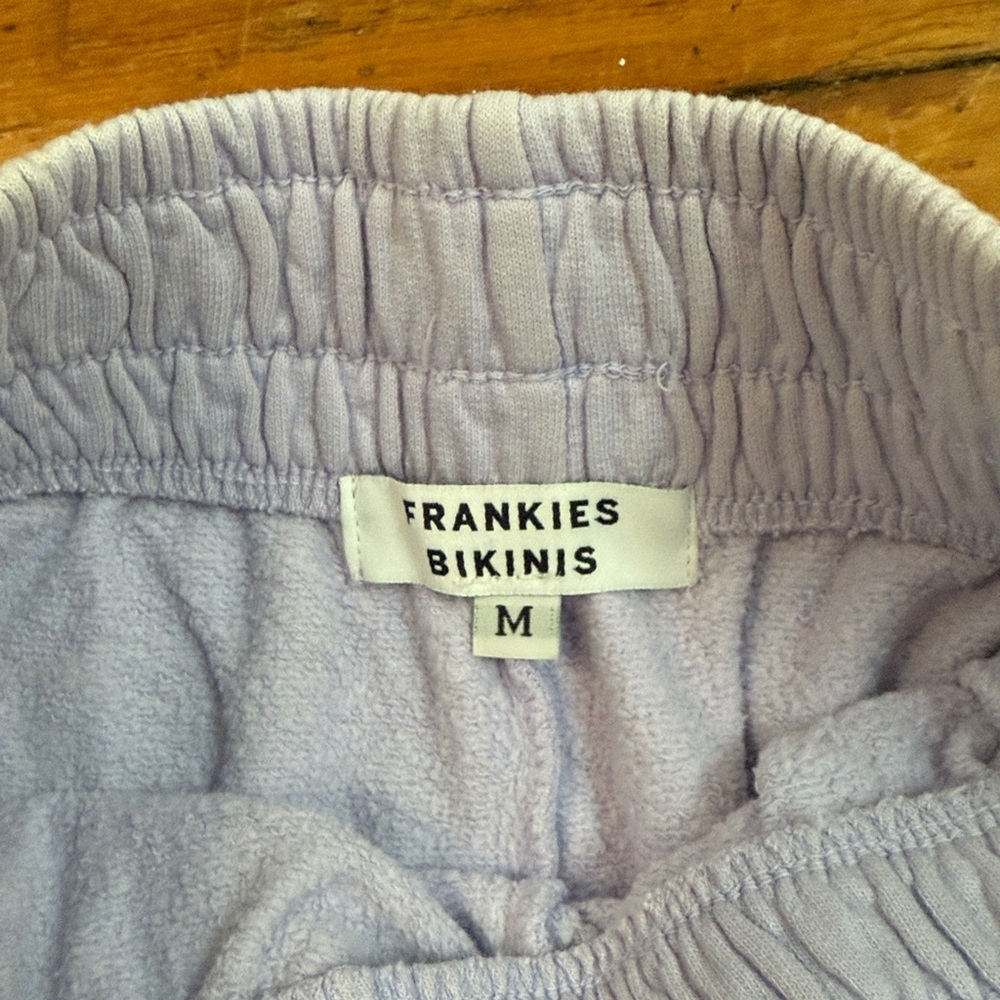 Frankie's Bikinis Lilac Athletic Shorts - Picture 3 of 4